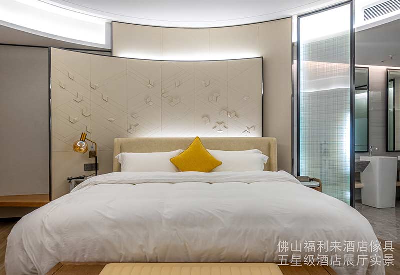 客房固装威廉希尔-床背景